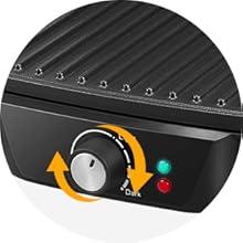 Panini Maker, iSiLER 2 Slice Panini Press Grill, Electric Sandwich Maker Non-Stick Coated Plates, Opens 180 Degrees for Cooking Breakfast Snacks