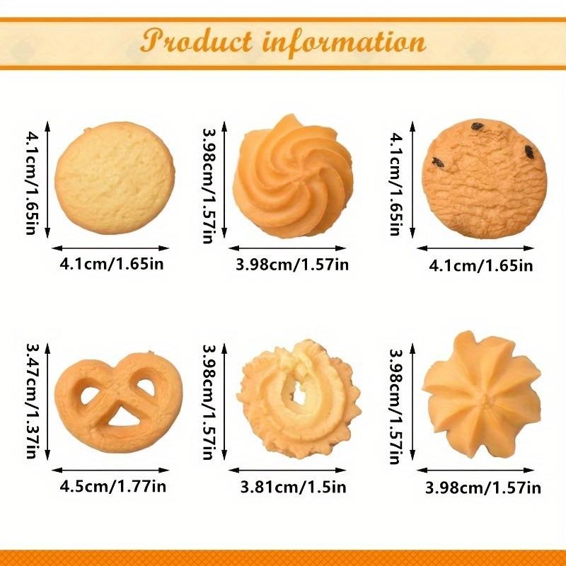 12pcs Random Cookie Shape Hanging Decorations, Resin Material, Home Kitchen Decoration, Photography Props, DIY Phone Case, Refrigerator Magnet, Christmas Theme