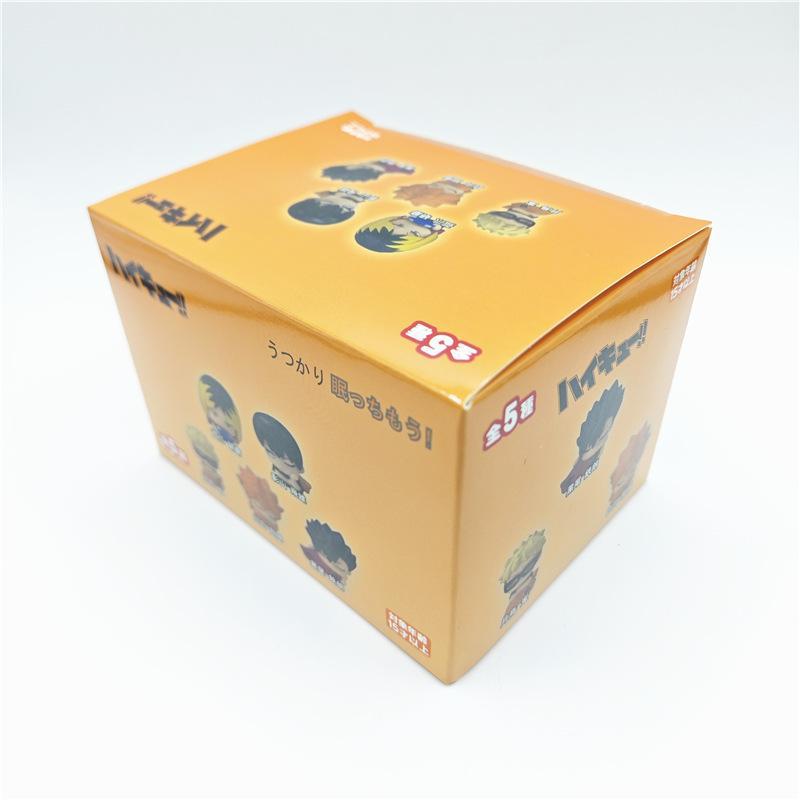 Haikyuu!! Sleep Series Mini Anime Figure Hinata Shoyo Kei Tsukishima Kozume Kenma Tetsurou Kuroo Collectible Model Toys