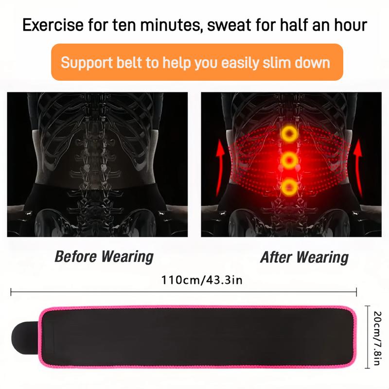 GETBED Classic Sweat Waist Trimmer for Women & Men Black/Pink CR Neoprene with Neo-Sweat Technology for High Intensity Training Gym Workouts Fitness Layer Waist Trainer Belt Exercise Waistband 2 Adjustable Sizes Choose Color GETBED Classic Sweat Waist Trimmer for Women & Men Black/Pink CR Neoprene with Neo-Sweat Technology for High Intensity Training Gym Workouts Fitness Layer Waist Trainer Belt Exercise Waistband 2 Adjustable Sizes Choose Color
