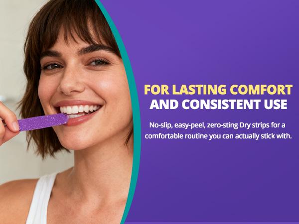 【SAKYPRORAL】 Purple Teeth Whitening Strip Kit, 28 Strips, No Residue - Amazon Top Seller, 4 Shades Whiter in 7 Days, Enamel Safe