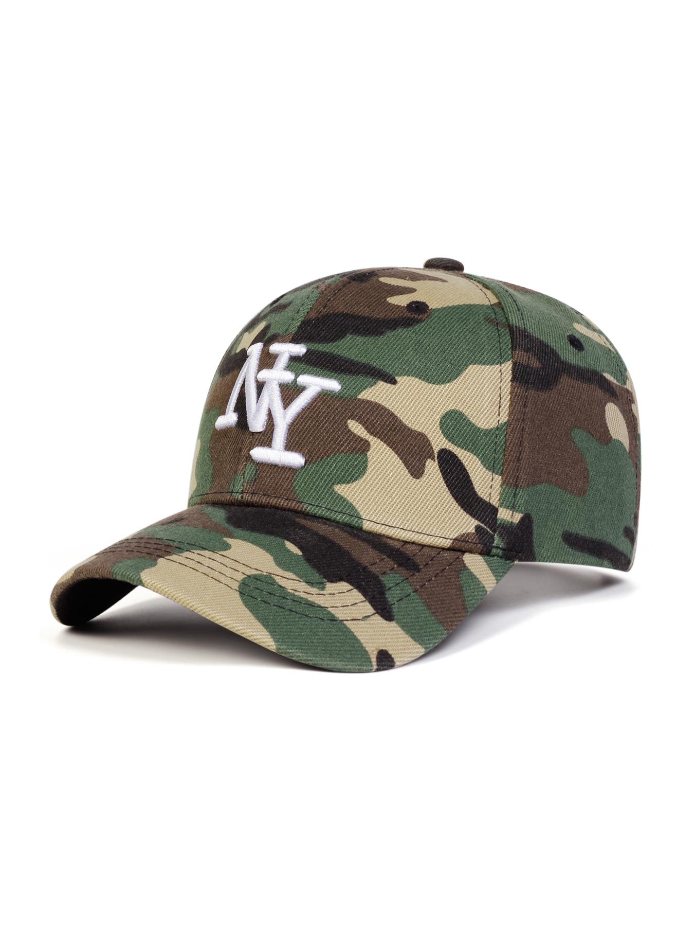 Women's Ny Leopard Print Hat, Adjustable Size Baseball Cap, Fashionable Design, Suitable for Sports & Casual Outings, All-Season Woven Fabric Cap, Adjustable Caps