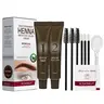 Eyelash and Eyebrow Dyeing Kit, Eyebrow Tinting Kit, Professional Henna Semi-Permanent Color Tint Set, Brow Stain, Long-Lasting Lash and Brow Hair Dye for Women and Girls