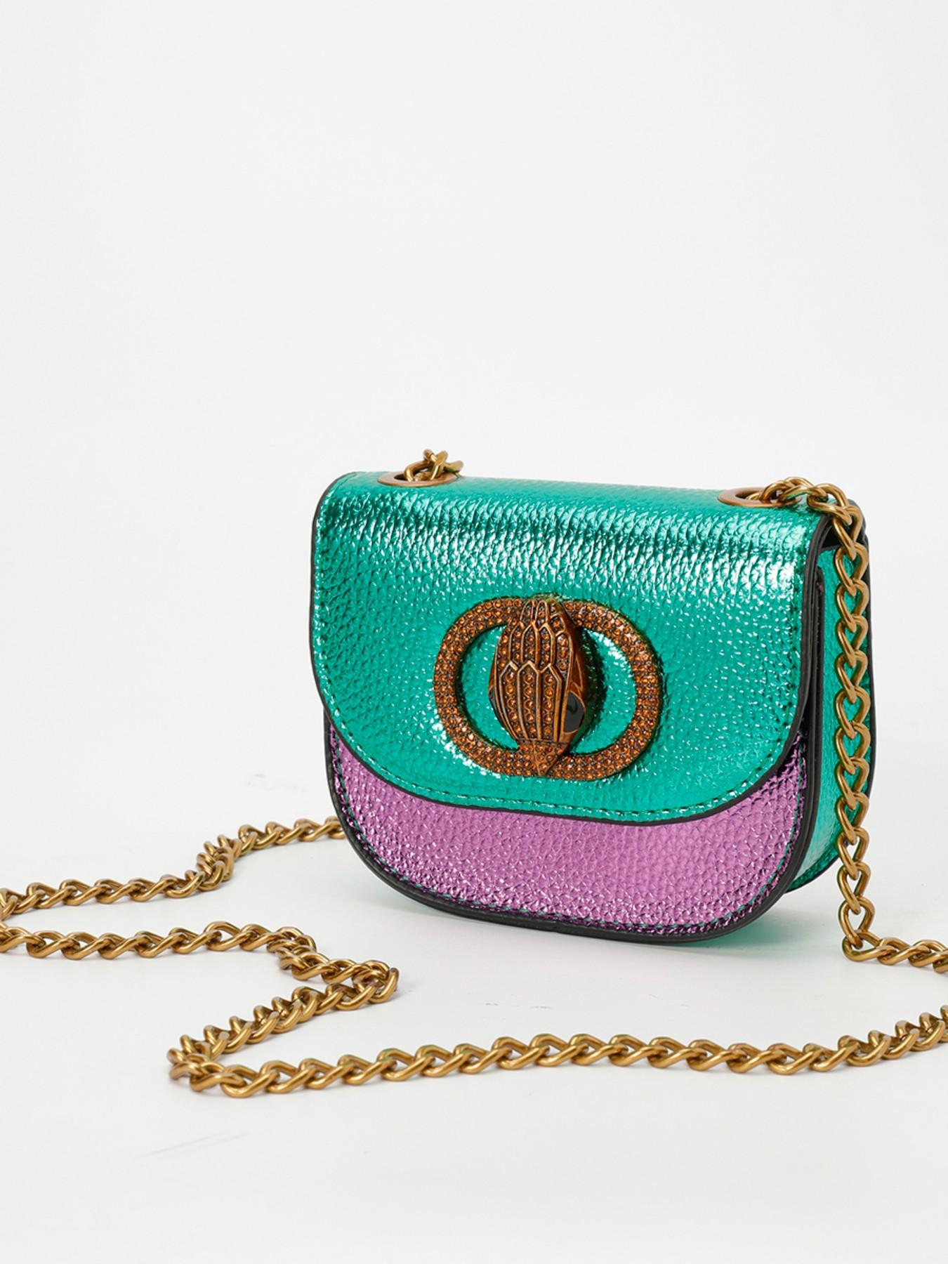 New Mini Diamond Saddle Bag for Women, Chic Chain Wallet, Fashionable Half Circle Crossbody Bag, Cute Portable Handbag for All Seasons