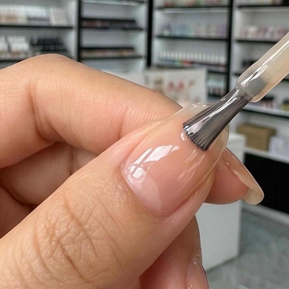 LOVCARRIE New Arrival 7 IN 1 Moisturize 17ml Natural Jelly Beige Gloss Nail Strengthener, with Calcium, Fast Air Drying, High Shine Nail Protection Layer, Nail Hardener, Get Strong Nails, Protect and Nourish Nails, Nail Care Oil, Manicure Nail Polish