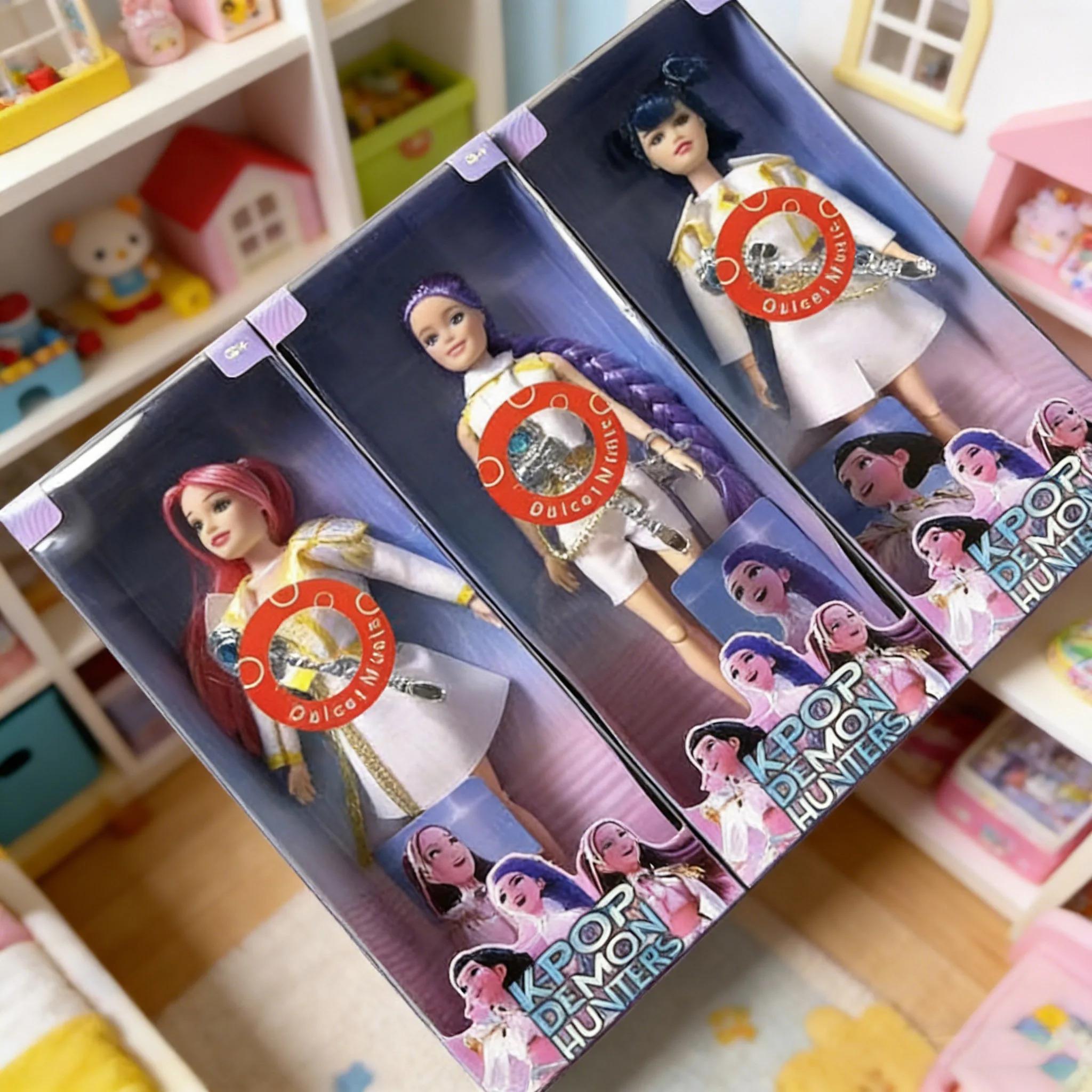 2026HOT NEW Anime Demonic Group  Doll Vinyl Toy Rumi Mira zoi Character vinyl mask figurine Birthday Gift Fan Club Gifts