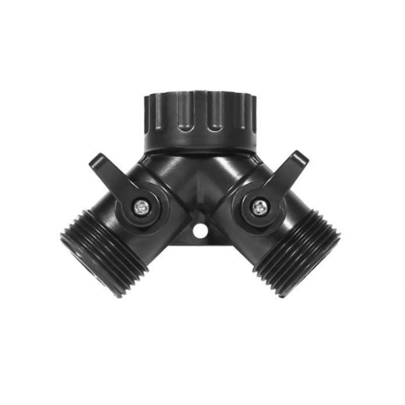 Faucet universal adapter, dual-switch quick water distributor, household gardening greenhouse irrigation hose quick-connect accessory