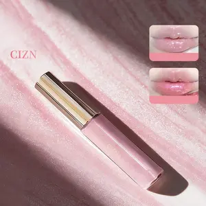 CIZN Moisturizing Lip Gloss, Shimmering Lip Shine - Natural, Gentle, Long-lasting, Hydrating, Non-greasy, Waterproof, Sweatproof, Smudge-proof, Anti-cracking - Perfect for Parties, Dates, and Christmas Gifts, Date Night Beauty, Shimmering Effect