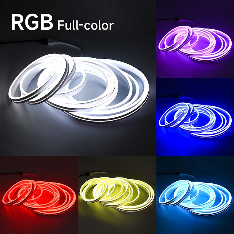 FCCEMC 5M RGB Car Rear Trunk Brighten LED Strip Multifunctional for Waterproof Flexible Light APP control connector Plug & Play 12V