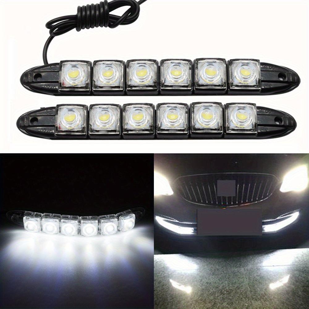 2Pcs, bendable daytime running light 6LED light Variety Snake Car Daytime Running Light Hawk Eye Light Modified Light Led Car Lights