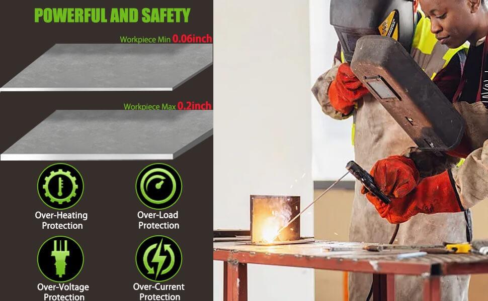 200Amp 20PCS Rods Welder Machine 110V, Super MINI Portable Welding Machine, IGBT Inverter Stick Welder with Hot Start Arc Force Anti-Stick, for 1/16"-1/8" Rod ARC Welder, 2 Chip Hammers, Gloves Outdoorfun Tool welder machine Industrial  HARD EDGEHARD EDGE