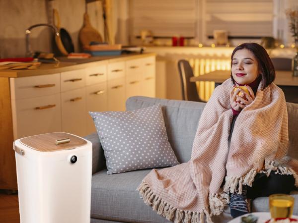 TMWINGS Luxury Towel Warmer - Eco-Friendly & Stylish, Instant Heat & Long-Lasting Warmth, Auto Shut-Off Timer, 20L Extra Large Capacity, Portable & Compact Design, Grey Bathroom Accessories Set, 20.5in x 12.5in, Overheat Protection, One Touch Heating