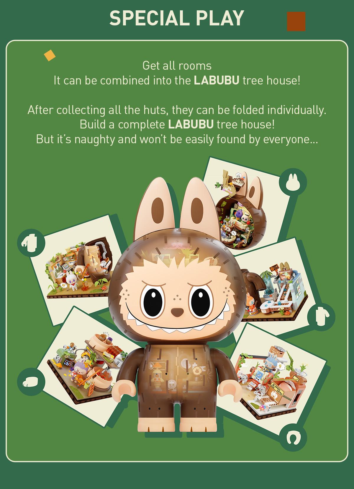 POP MART THE MONSTERS Forest Secret Base Series Blocks Part 1