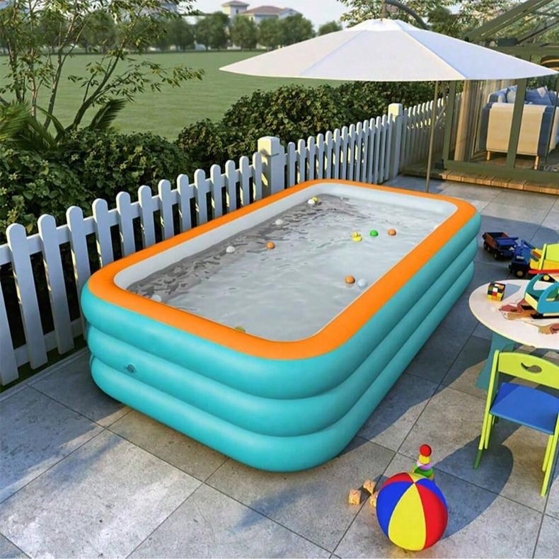Inflatable Swimming Pool for Home Use, Large Size for Adults and Kids, Indoor Bathing Tub, Thick PVC Material, Perfect for Playing