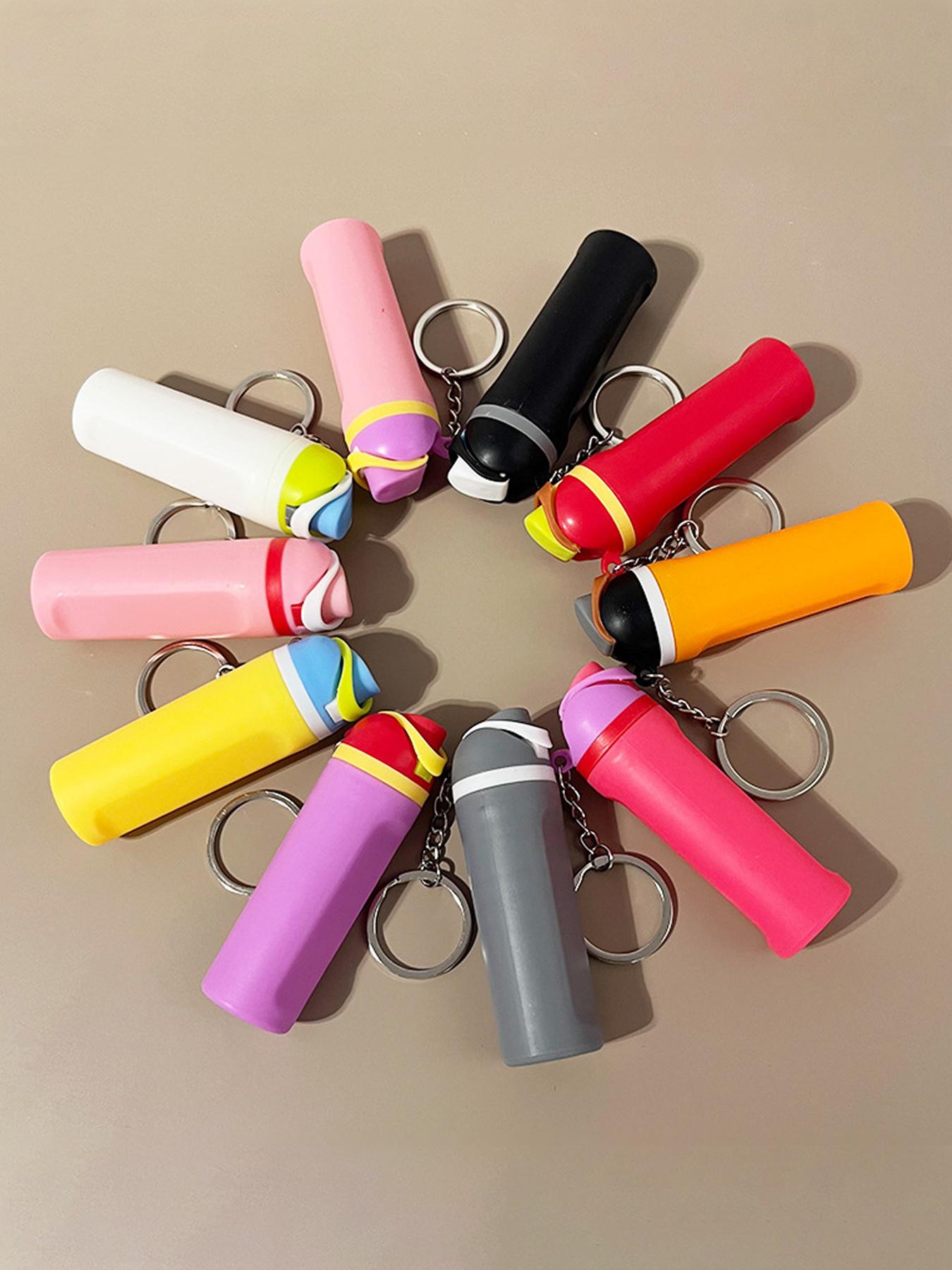 20pcs/10pcs Fruit Cup Shape Bag Charm Pendants – Cute Mini Water Bottle Keychain, Novelty Bag Decoration & Bag Chain Charms for Backpack Purse, Ideal for Fun Style Lovers & Daily Casual Look