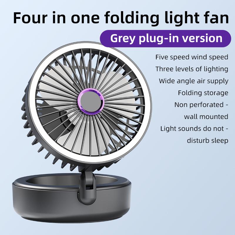 Wall-Mounted Small Fan, Stand-Alone Circulating Fan, Kitchen Fan, Dormitory Office Fan, Desktop Fan, Compact and Versatile Cooling Solution
