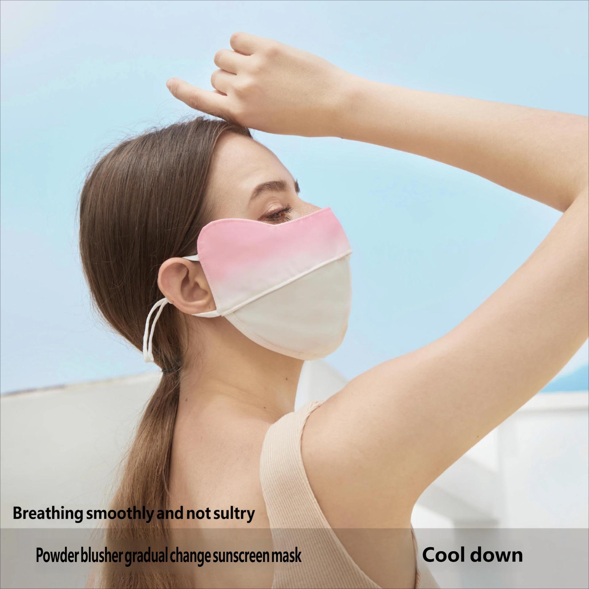 Summer Sun Protection Mask, Breathable Lightweight Silk, UV Blocking, Ideal for Outdoor Activities and Cycling
