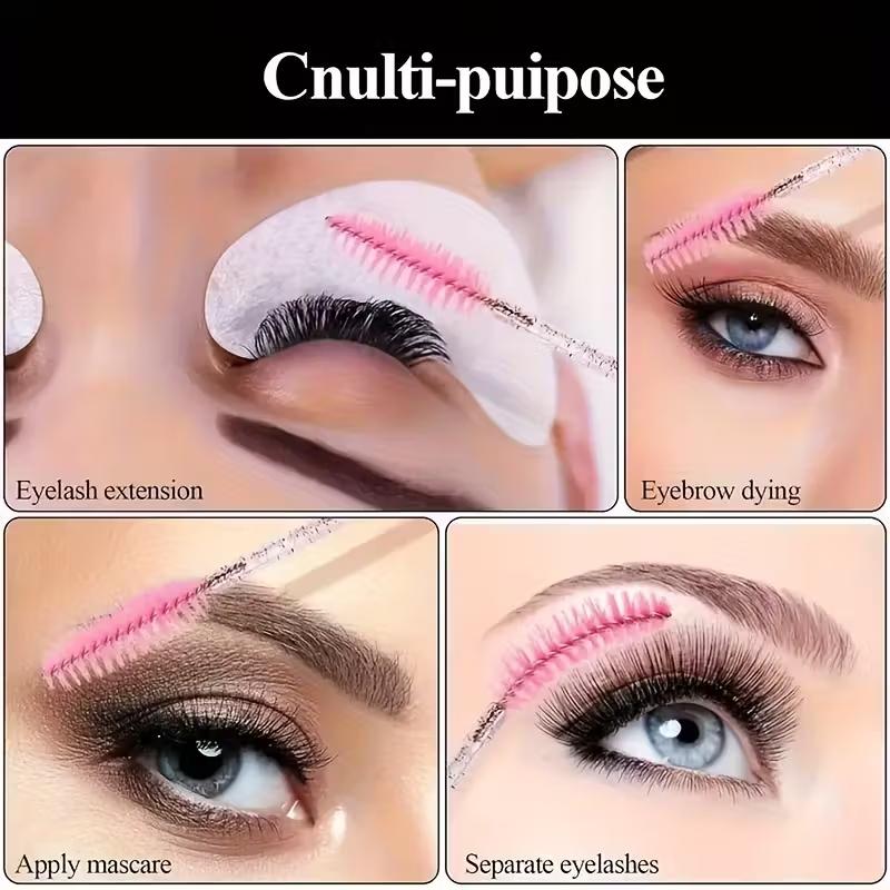 200pcs Disposable Makeup Brush Set, Mini Cotton Swabs, Mascara Brushes & Lip Brushes, Multifunctional Beauty Tools, Perfect Gift Choice
