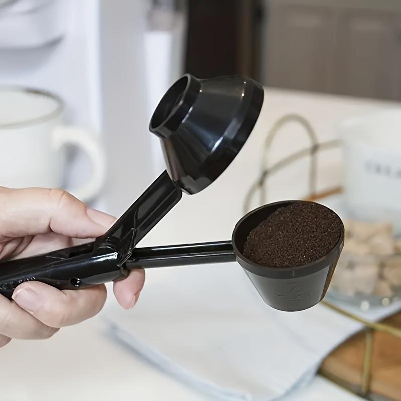 1pc 2 Tablespoon Coffee Scoop And Funnel For Easy Refilling Of Reusable K-Cups For Coffee Shop