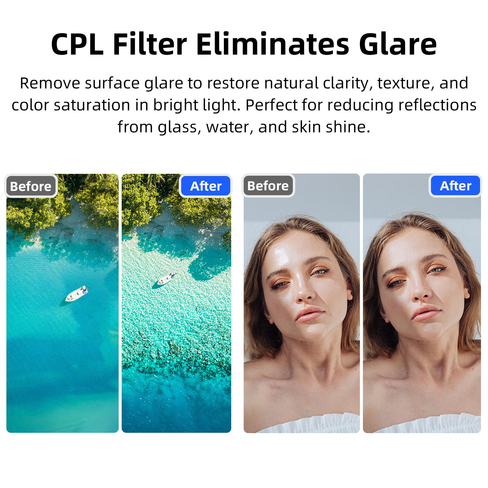 Dji Osmo Nano Quick-Release ND Filter Set, Protective Lens Kit for Dji Action Camera Accessories, Essential Gear for Sports Photography & Filming