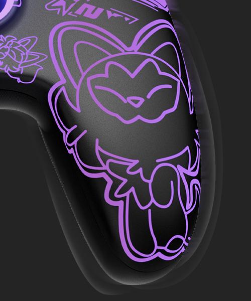 FUNLAB Firefly Pro Wireless Switch Controller - Scarlet & Violet