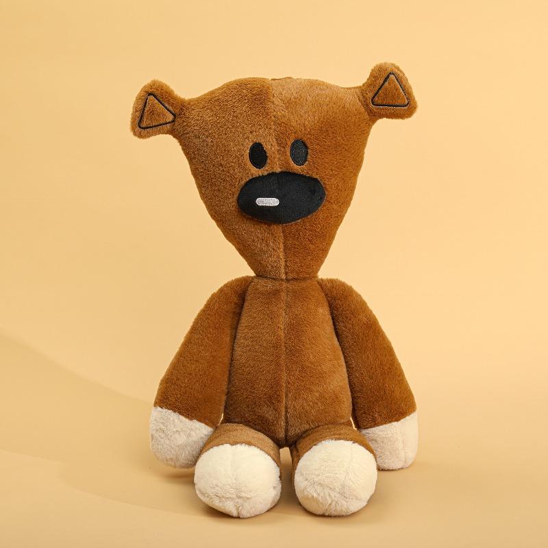 Kawaii Simple Brown Bear Stuffed Doll, Multiple Sizes Available, Sound‑Free Figurine