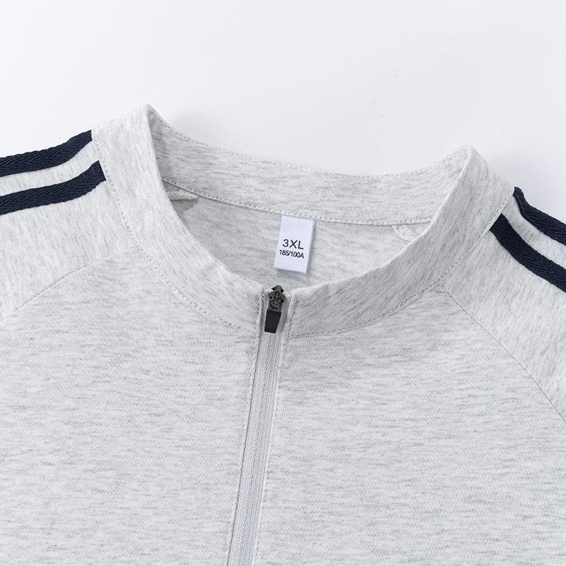 3PCS Men's Half Zip Stand Collar Short Sleeve Polo Shirts, Contrast 3 Stripes On Shoulder Loose Raglan Drop Shoulder Stretch Fabric Breathable Sweat-Wicking Solid Retro Sports Casual Versatile Summer Daily Commute Tops For Young Men, More Colors Available