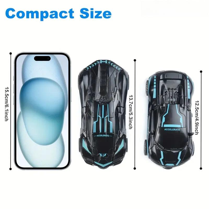 2-In-1 Fun Transforming Robot Police Car Toy, Inertia Collision Deformation, Parent-Child Interaction, Boys Girls Birthday Gift, Ages 3-6