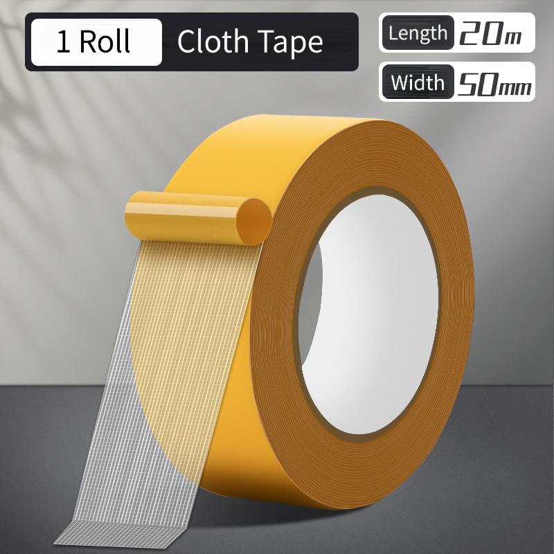 20m Multi-Purpose Double Sided Mesh Tape, High Strength Waterproof No Trace Fixing Tape
