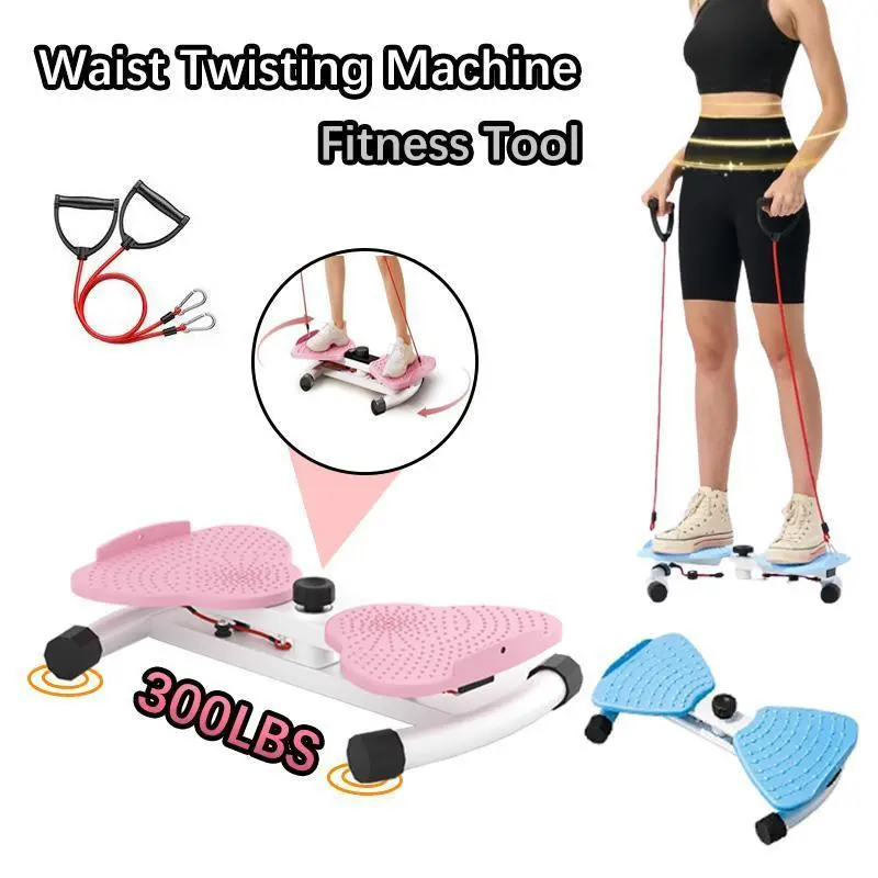 Waist Twister, Waist Twister Ab Machine with 300 lbs Weight Capacity Anti-Slip Twist Board, Waist Sculptor for Home Gym Exercise Home Gym Must-Have Waist Twister Ab Machine |     Anti-Slip, Noiseless Twist Board for Easy Home Workouts