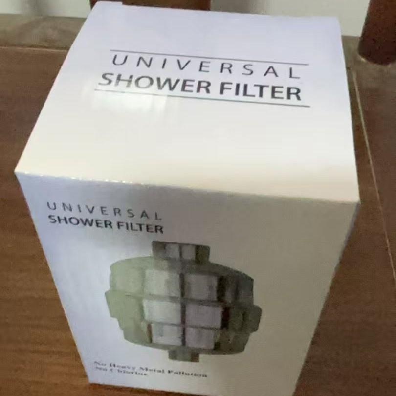 Home Bathroom Shower Head Filter Water Purifier, Improves Water Quality for Bathing, Home Filter Core, Pre-Installation Shower Filter, Showerhead Filter