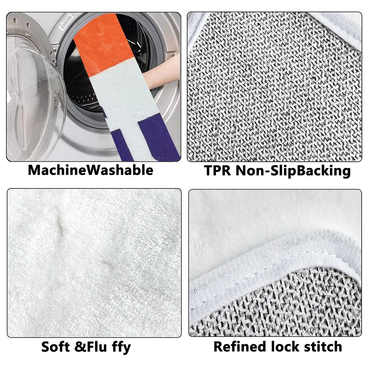 3-Piece Leopard Pattern Imitation Cashmere Bathroom Set—Soft & Anti-Slip, Suitable for Living Room, Bedroom, Bathroom, Kitchen, Multiple Sizes Available, Bath Mat Set, Bathroom Floor Mat, Bathroom Toilet Mat