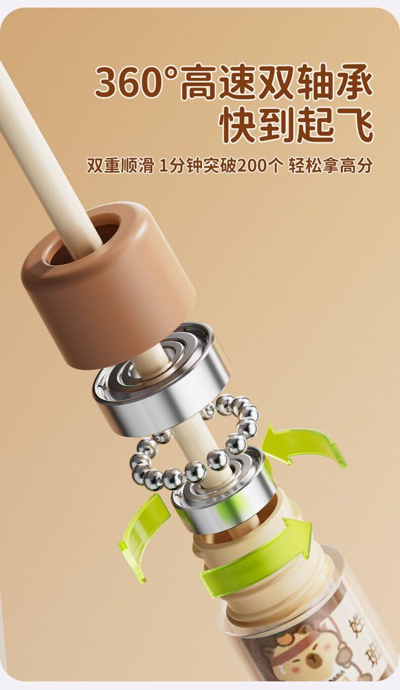 .Kids Speed Skipping Rope Adjustable Double Bearing for Kindergarten Elementary School Exam Training Jump Rope for Boys Girls Physical Education PE Class Coaches Recommended