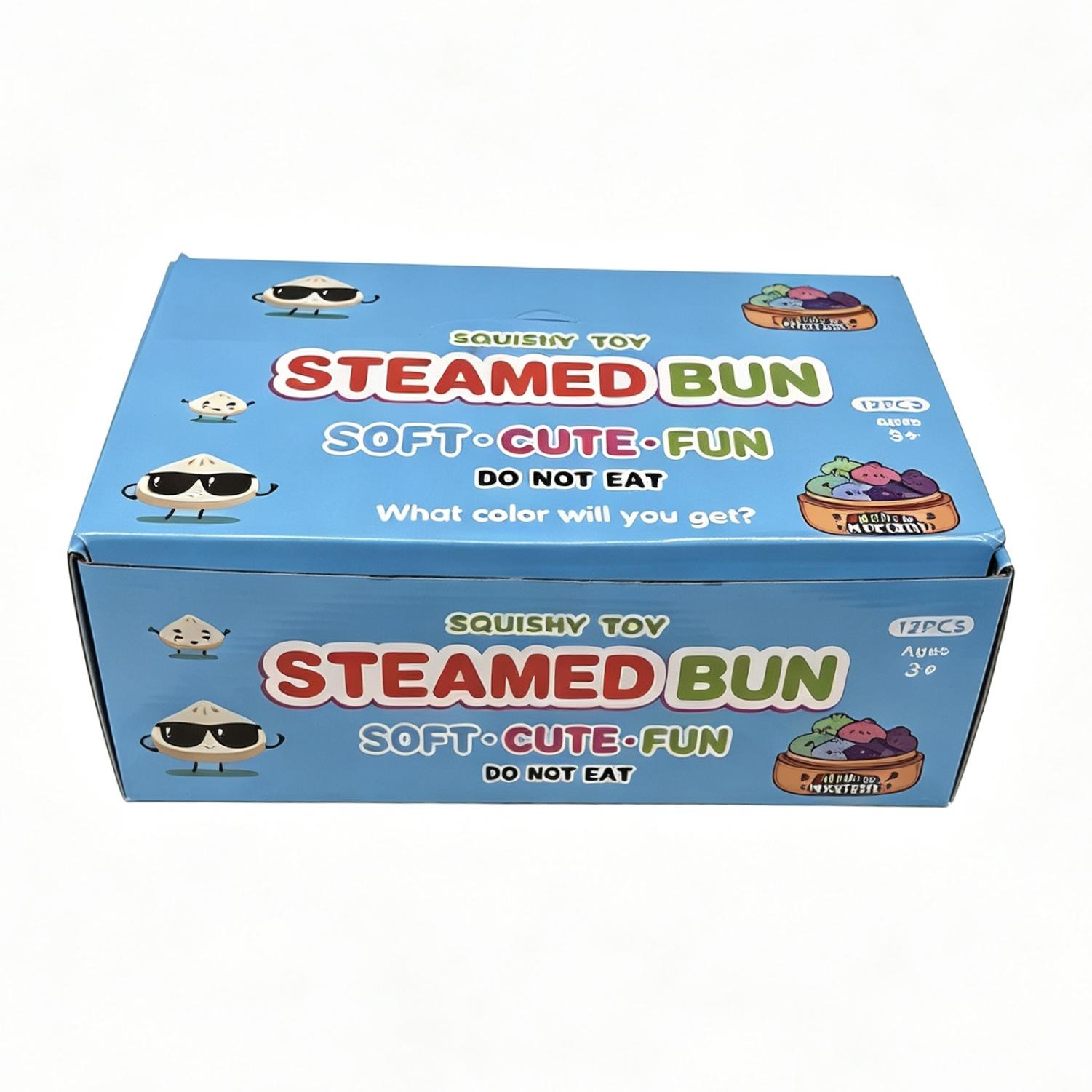 Squishy Dumpling Stress Balls for Adults, Dumpling Squishy Toys for Kids, Dumpling Fidget Sensory Toy,3.15 inches in Diameter Squeeze Dough Ball Stress Relief Toy, Stretchy Stress Ball Squish Toys