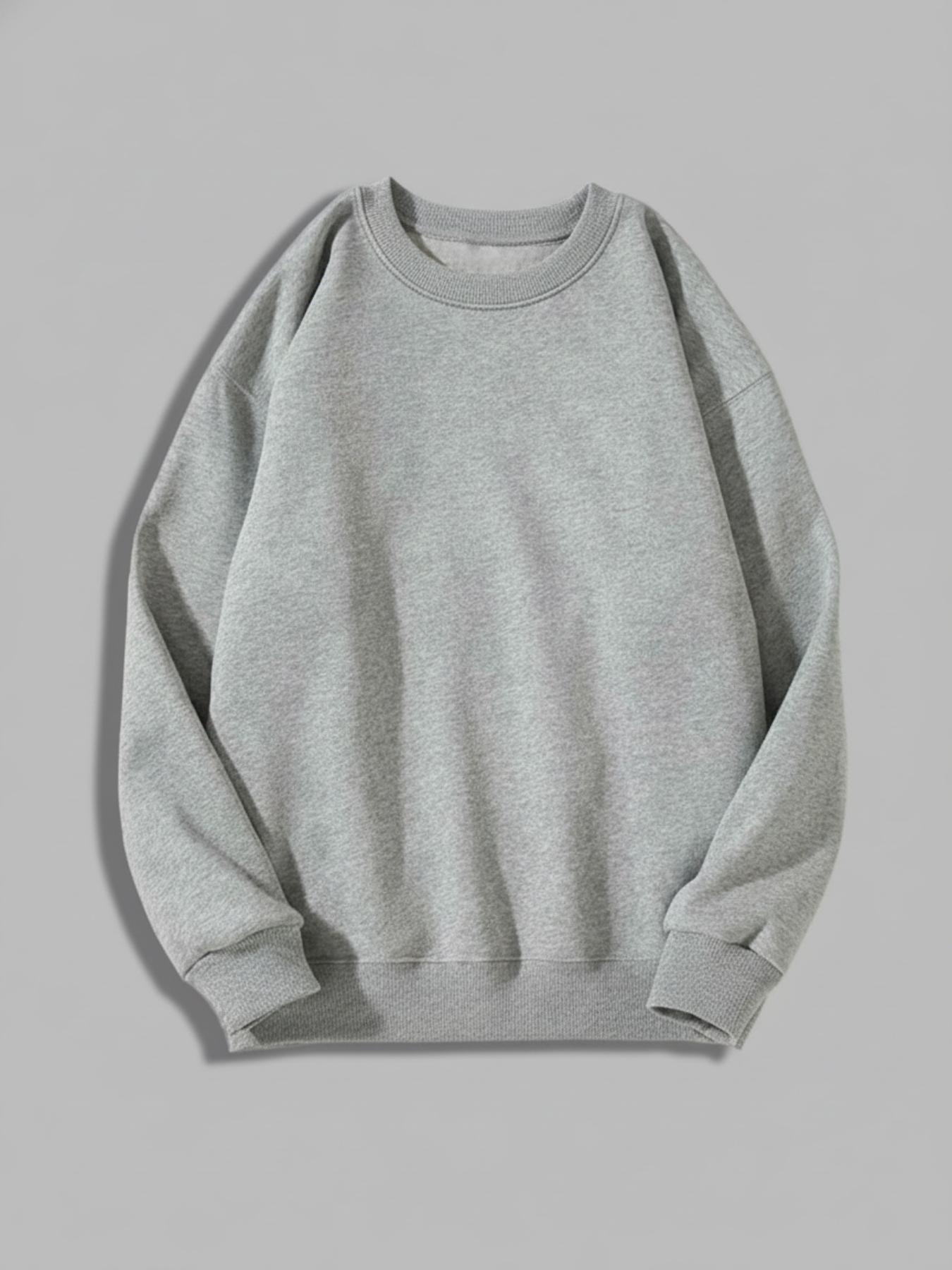 Women's Long Sleeve Pullover Sweater Set, Sweatshirts, Casual Fitted Round Neck Top, Fall & Winter Warm Clothing, Letter Pattern Design