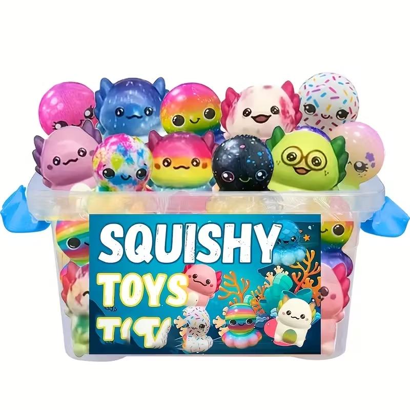 Slow Rebound Soft Plush Animal Squeeze Toys, 6/12/24pcs Bulk Pack, Party Favors, Classroom Rewards, Kids Toys, Cute Animal Dolls