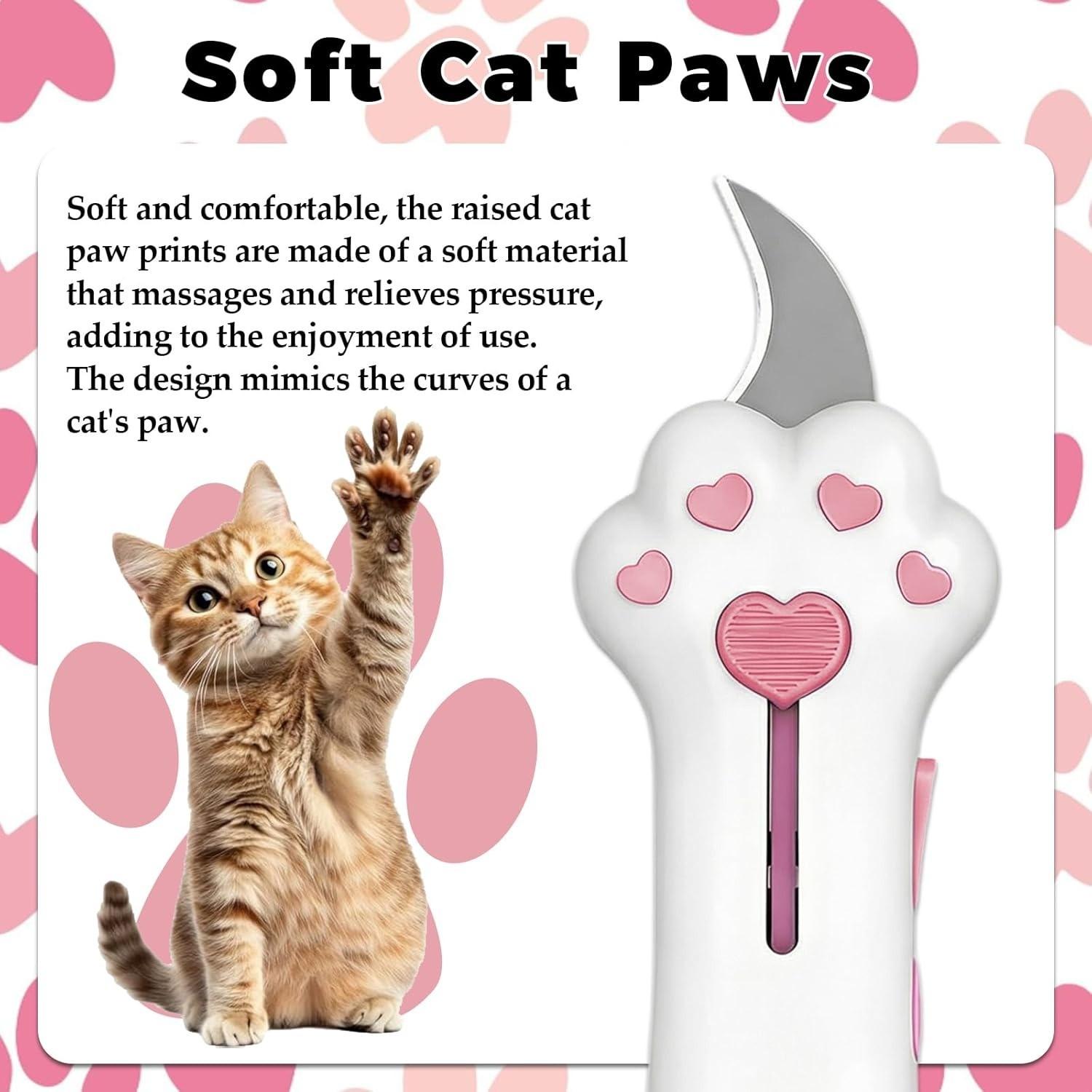 2026 New Extendable Cat Claw Knife, Cute Cat Shape Unboxer, Portable Pet Lover Tool, Multi-Functional Utility Knife for Boxes and Seals