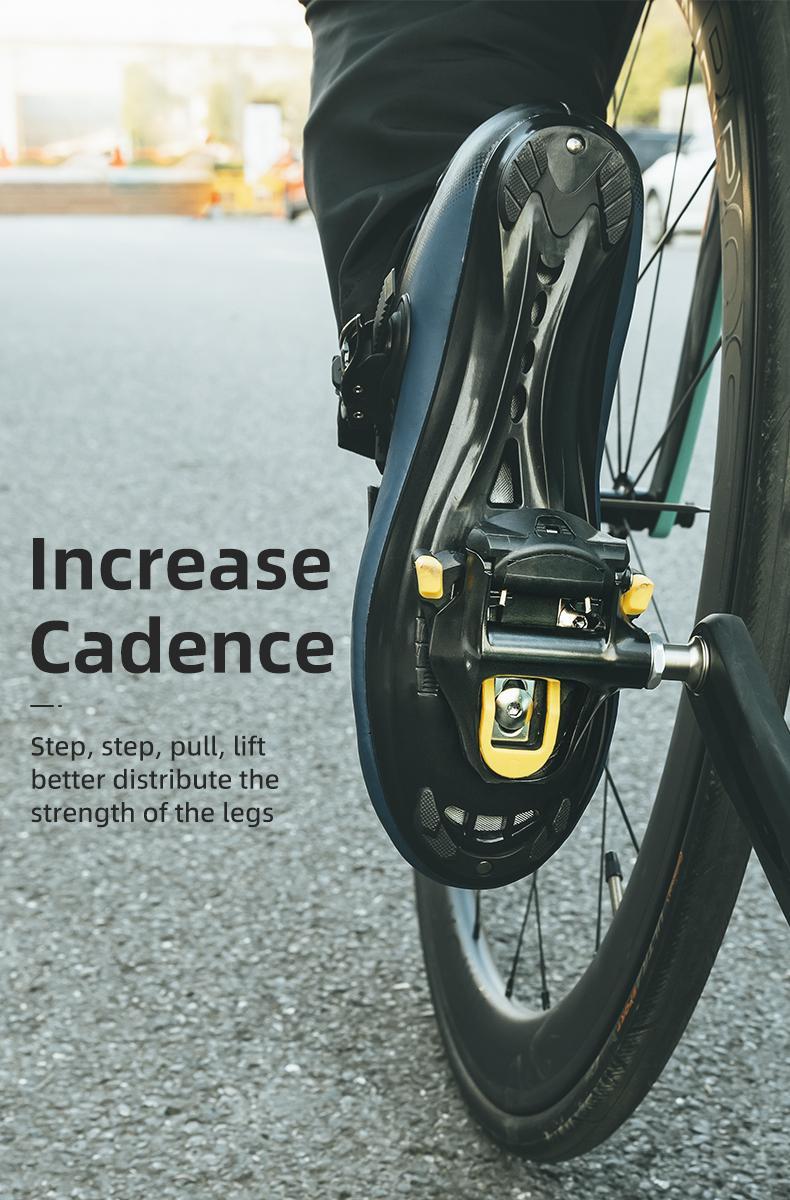 ROCKBROS Road Bike Pedals Lightweight Clipless Bicycle Pedals with Cleats Set Compatible with SPD-SL System