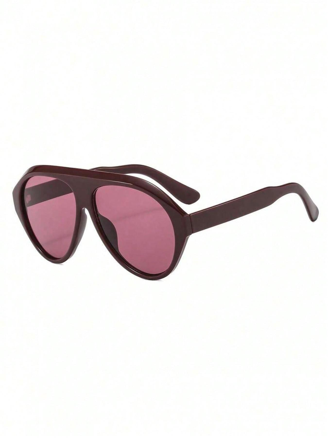 Unisex Pilot Sunglasses, Large Frame, Casual Style, PC Material, All-Seasons Wear, Ideal for Outdoor Activities, Gifts & Photography Props