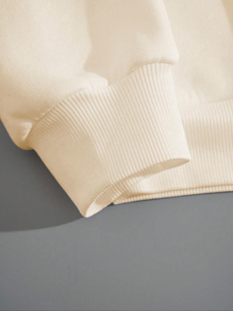 Unisex Botland Camo Letter Print Hoodie, Casual Loose-Fit Round Neck Sweatshirt, Fall & Winter Kint Fabric, Men Women Fashion Top