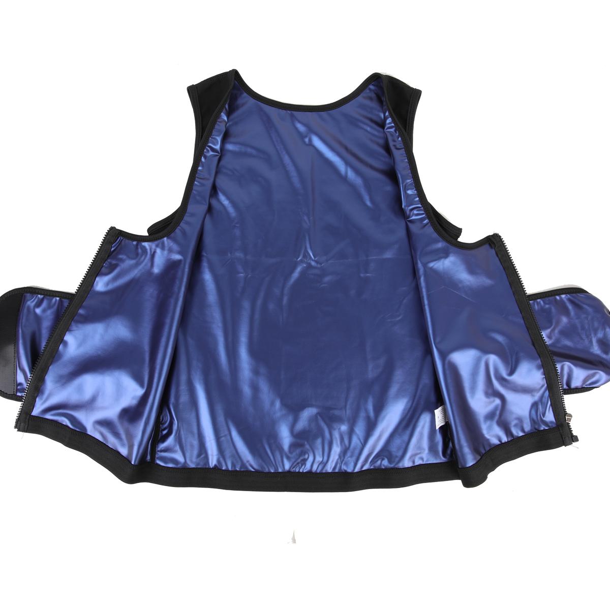 Outdoorfun Women's Adjustable Waist Trainer Corset Vest with Zipper Sauna Suit Workout Body Shaper Tank Top, Sports Fitness Running Yoga Gym Shapewear Sauna Suit, Fajas Para Mujer, Women Sportswear