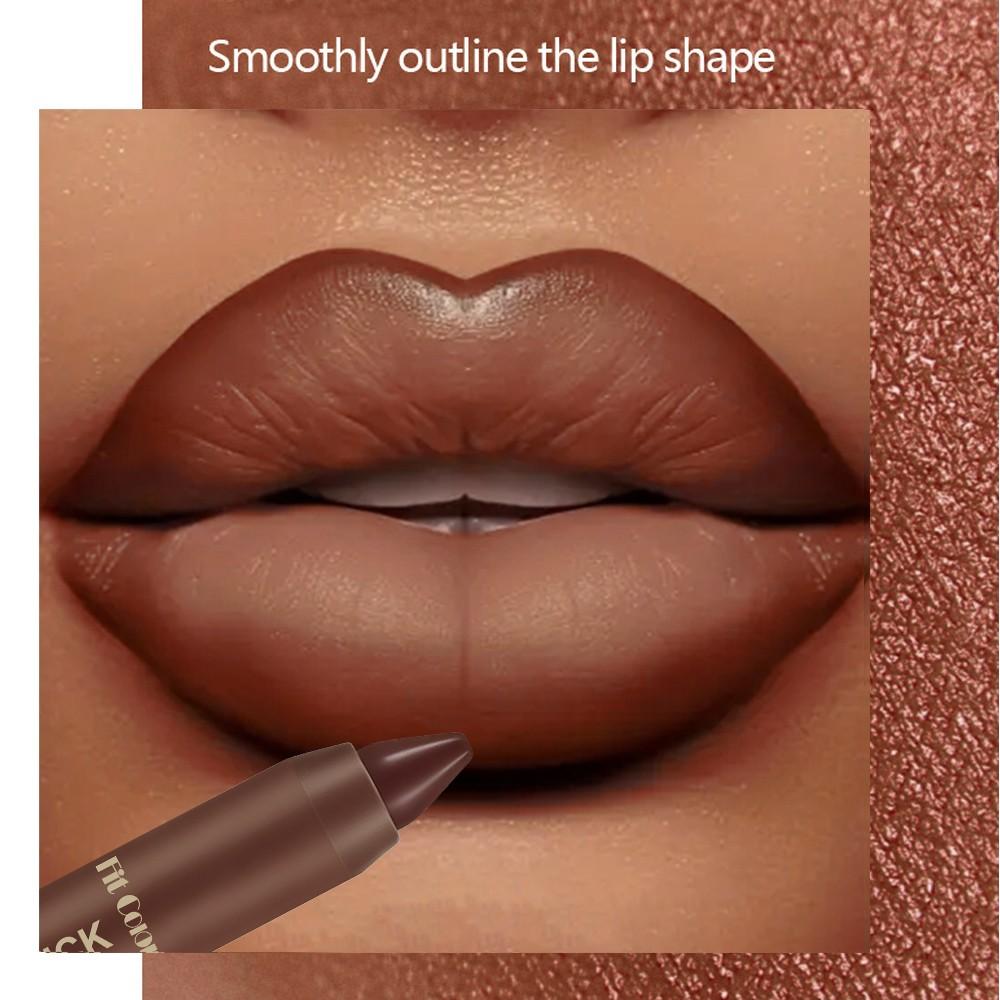 Fit Colors Matte Lip Liner Lip Bullet and Moisturizing Pearl Lip Oil Set Lip Combo, Natural Nude Glossy Lip Makeup, Long-Lasting Hydration Gift