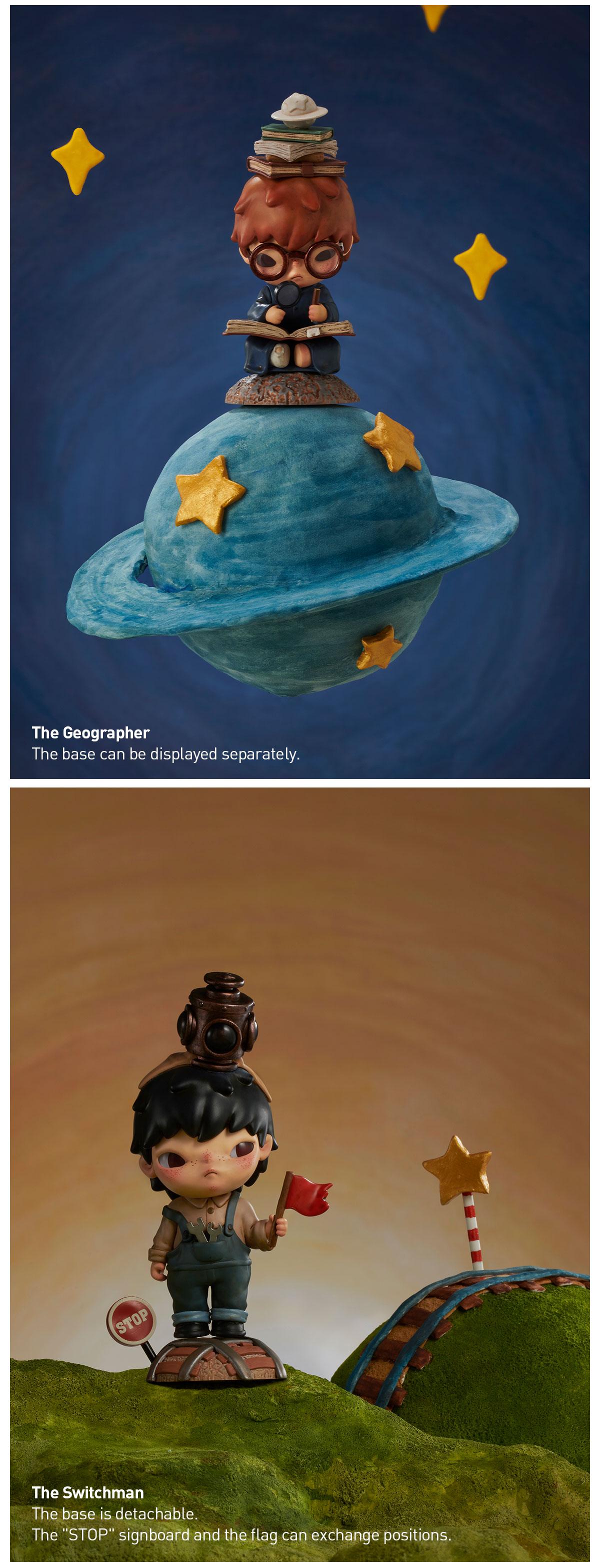 POP MART Hirono×Le Petit Prince Series Figures, Blind Box, Mystery Box