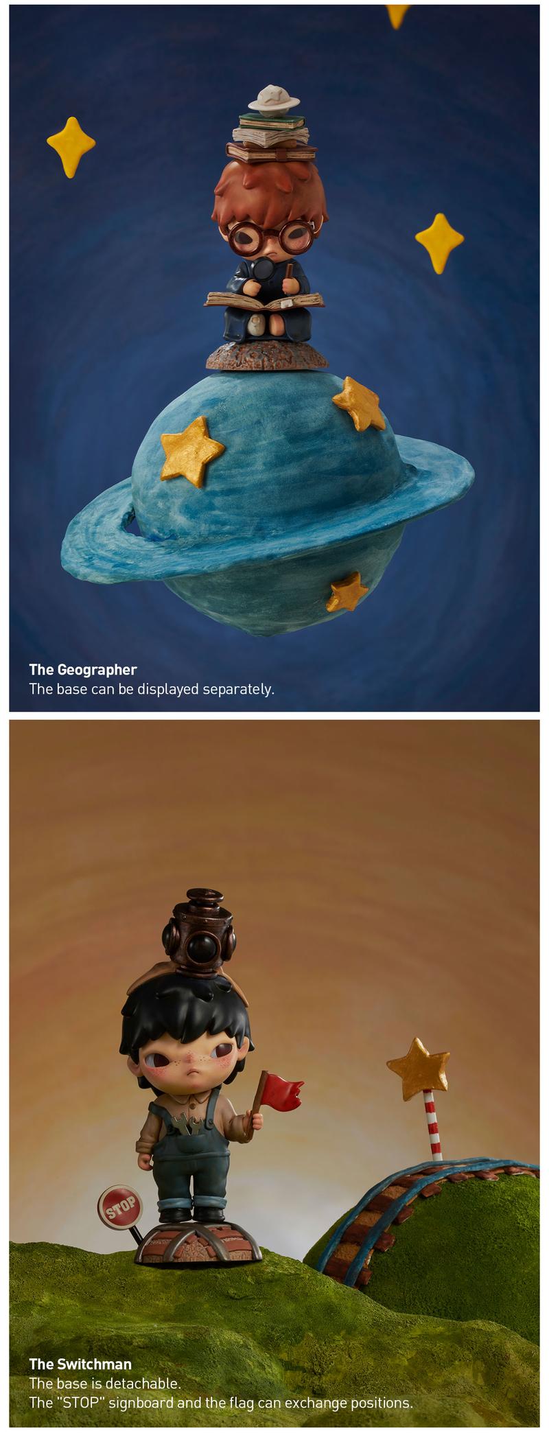 POP MART Hirono×Le Petit Prince Series Figures, Blind Box, Mystery Box