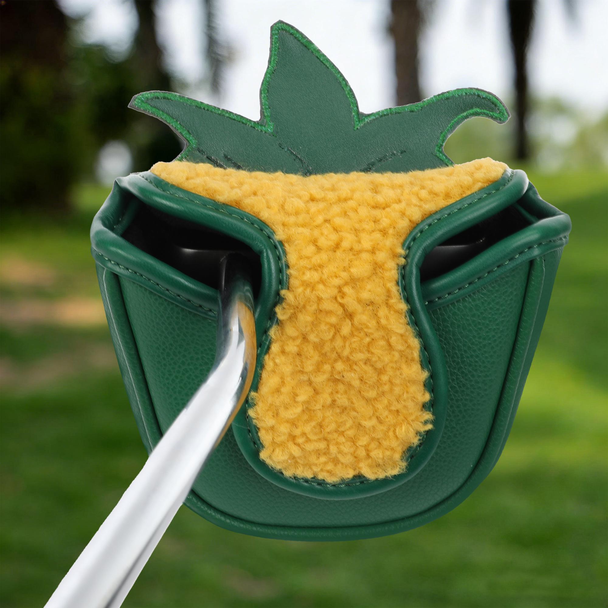 1 PC Golf Putter Cover,Fun Premium Embroidery and a Magnetic Closure Design,Suitable for All Golf Enthusiasts,A Portable and Durable Golf Club Accessory