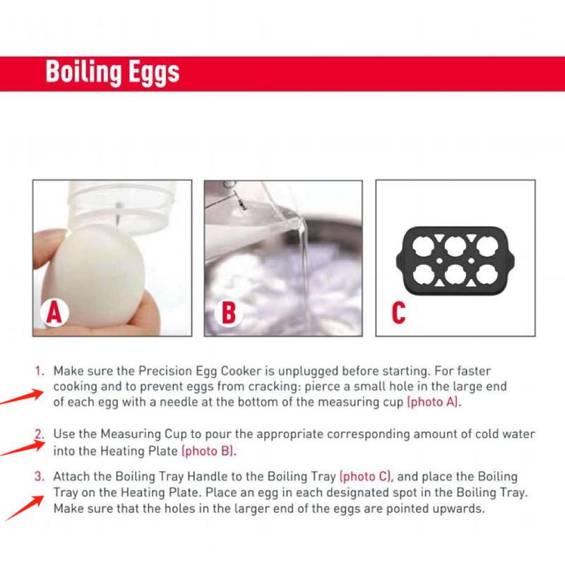 【Christmas Gift】EVOLOOP Rapid Egg Cooker 6 Egg Capacity BPA free Electric Egg Cooker for Hard Boiled Eggs, Poached Eggs, Scrambled Eggs, or Omelets，Easy and Convenient Way to Prepare Delicious Eggs ,outdoor gear