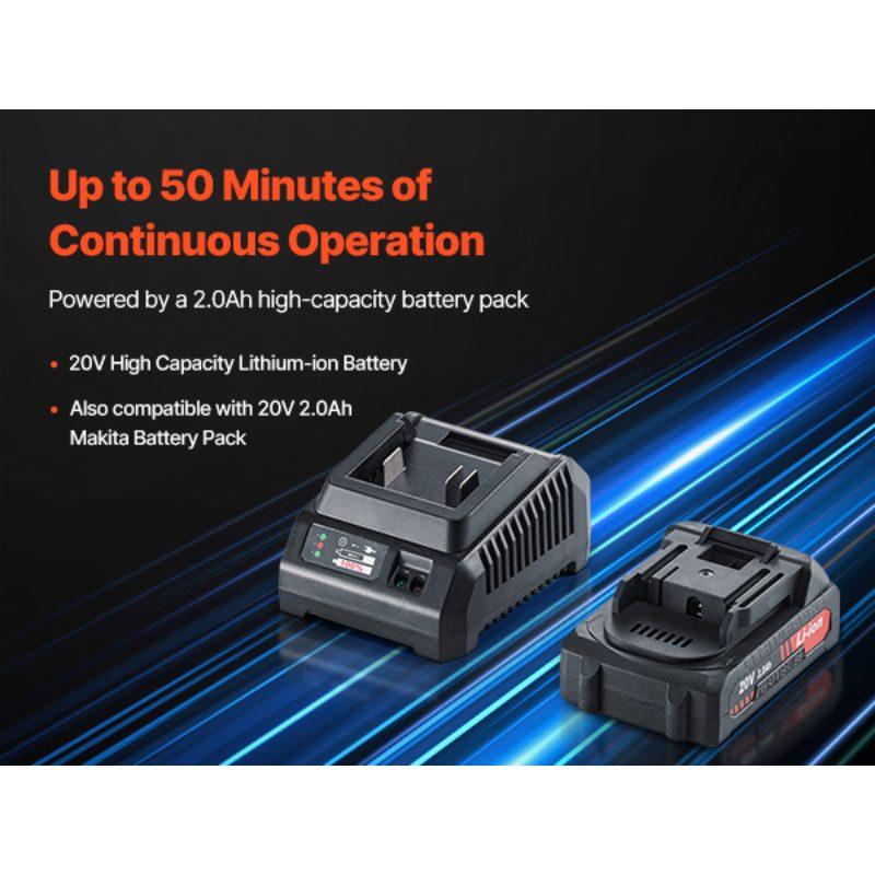 fathersdaygift VEVOR Cordless Oscillating Tool, 20V Oscillating Multi Tool Kit with 6 Variable Speeds 8500 - 17000 OPM, 3.2 Oscillation Angle, 2.0Ah Battery Pack Charger, 12PCS Saw Accessories LED Work Light fathersdaygift VEVOR Cordless Oscillating Tool, 20V Oscillating Multi Tool Kit with 6 Variable Speeds 8500 - 17000 OPM, 3.2 Oscillation Angle, 2.0Ah Battery Pack Charger, 12PCS Saw Accessories LED Work Light
