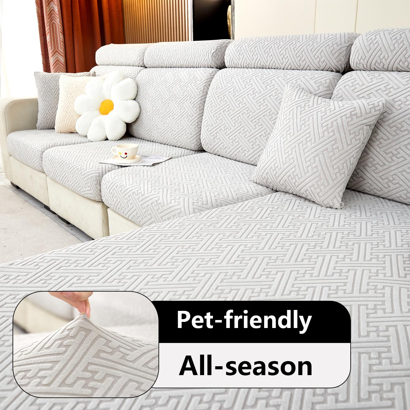 Dance Series Sofa Cover, Reusable All-Season Dustproof Cat Scratch Guard, High Wear Resistance, Non-Shedding Sofa Protector