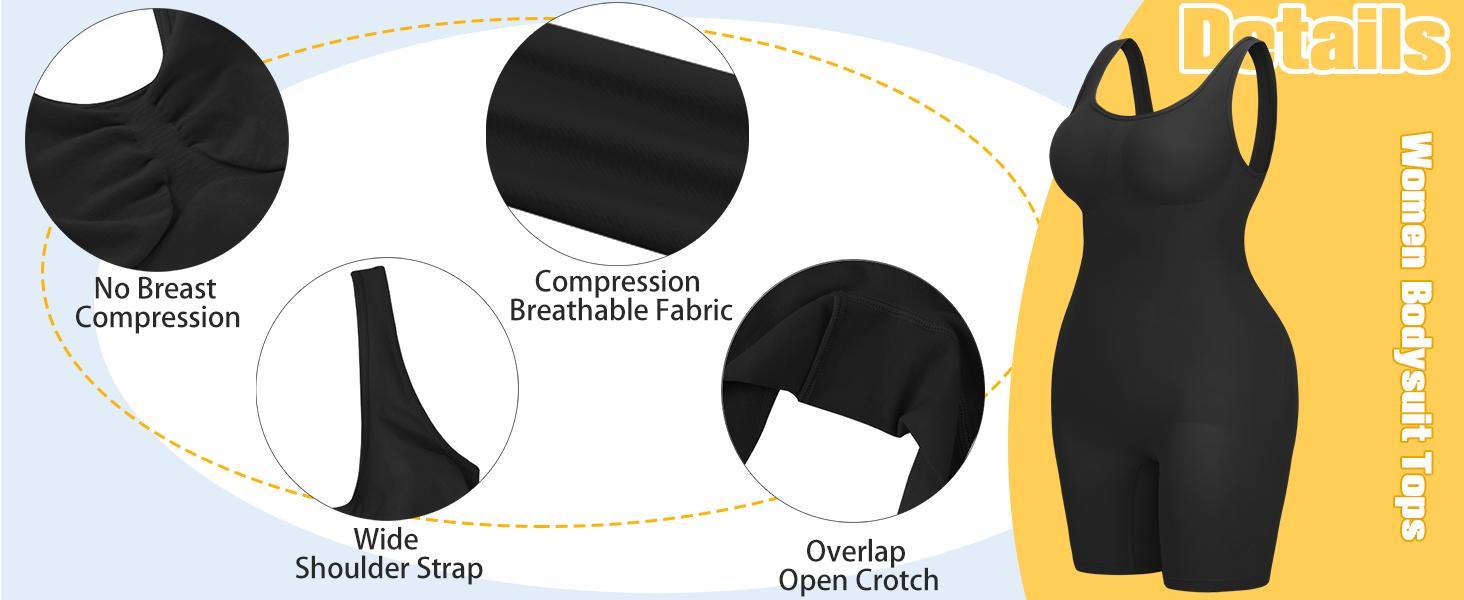 Shorts Bodysuit for Women Tummy Control - 02 Comfort Compression Fabric Nylon Shapewear Womenswear Shaper Clothes Soft Shorts Bodysuit for Women Tummy Control - 02 Comfort Compression Fabric Nylon Shapewear Womenswear Shaper Clothes Soft