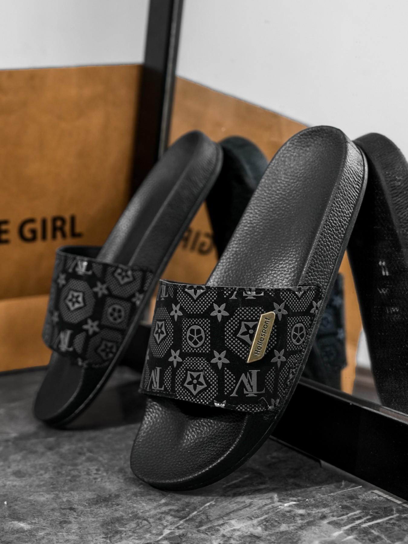 2026 Fashion Print Men's Sandals, Soft Sole Casual Flip Flops, Outdoor Beach Shoes, Comfortable Summer Footwear for Men